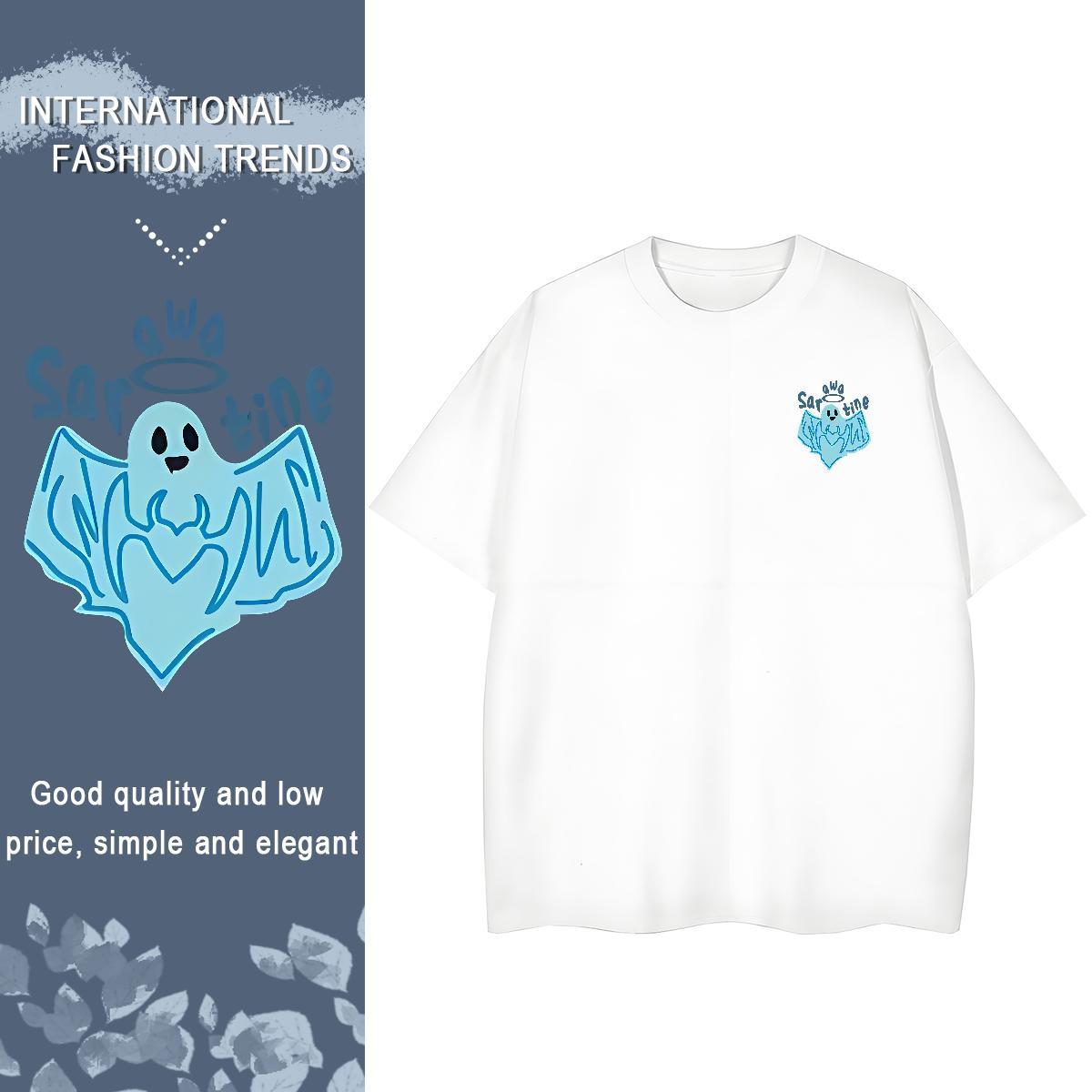 T shirt 230g 100% Cotton halloween Sports Casual Breathable Short Sleeve DIY Printed Tshirts Factory Direct Free Shipping Tops Shirt