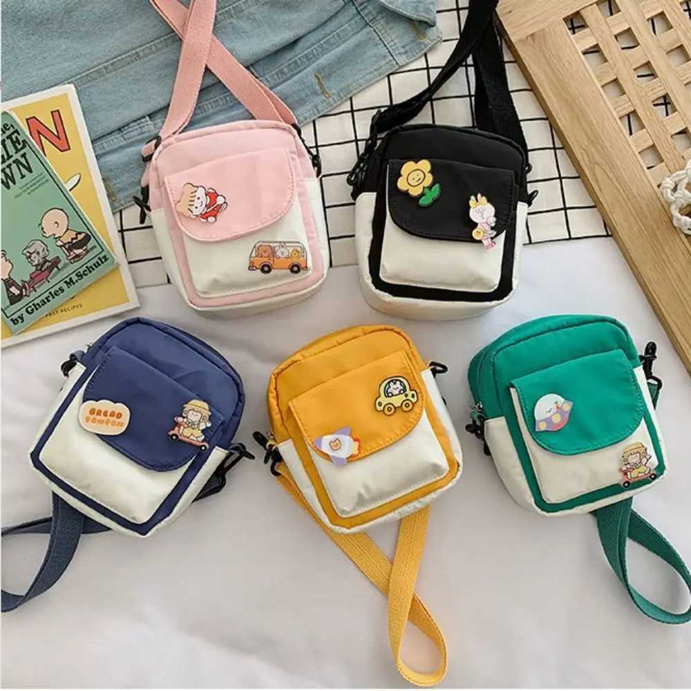 Girls Cross Wallet Cute Cross Bag Nylon Small Wallet Mini Shoulder Bag Girls Wallet W240813