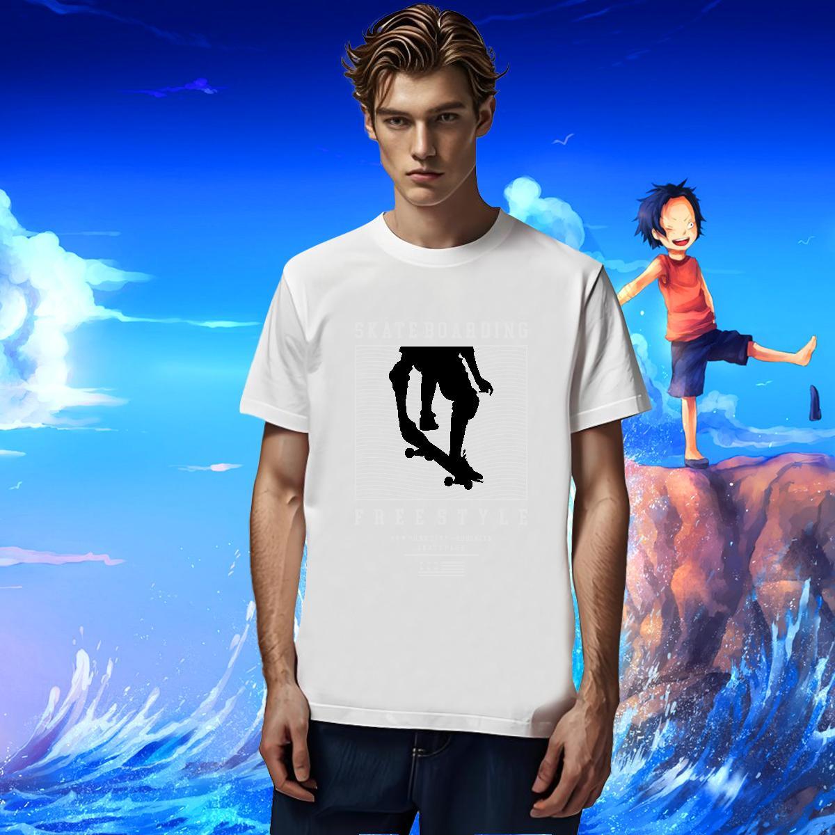 T-Shirts 230g 100% Cotton painting Street wear Hip Hop Crew Neck Oversized 3XL 4XL Couples T Shirts 2024 Designer Comfortable Tees Shirts