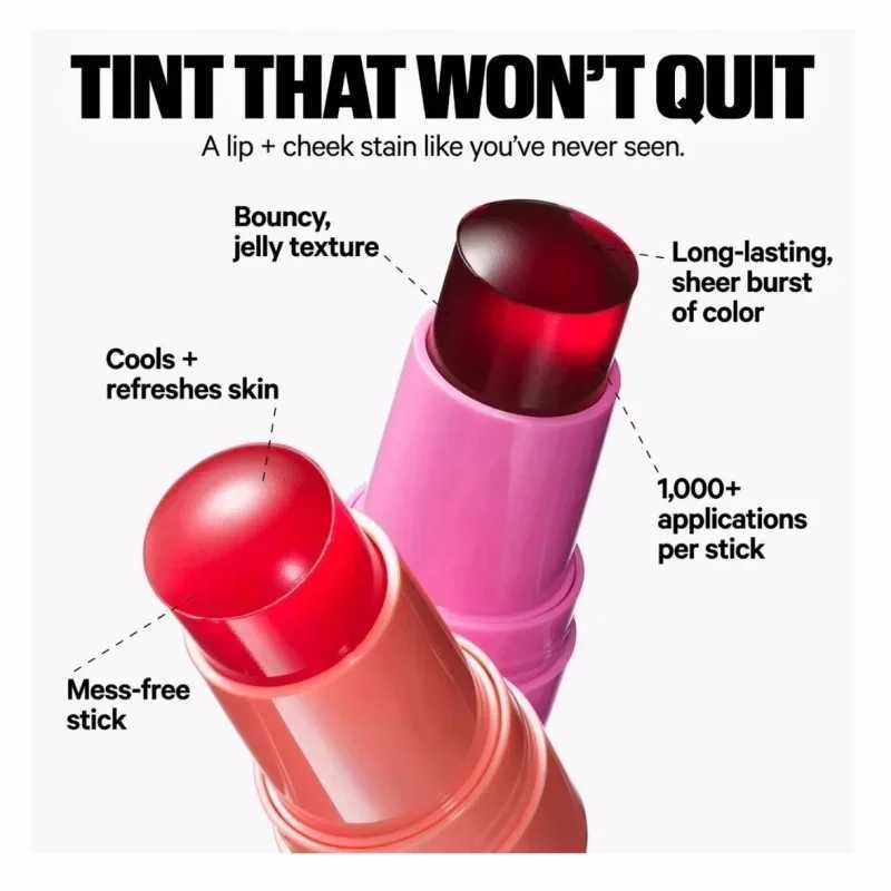 Original Milk Makeup Blush Stick Jelly Tint Blush Stick Lip Tinted Cooling Water Watercolor Multi Use Matte Blush Makeup Set Y240815