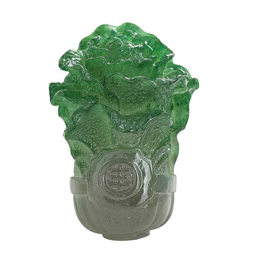 Color Changeable Tea Pet Resin Cabbage Kung Fu Zisha Chinese Lucky Figurine Table Teaware Home Decor Accessories Tea Lover GiftXJ240814