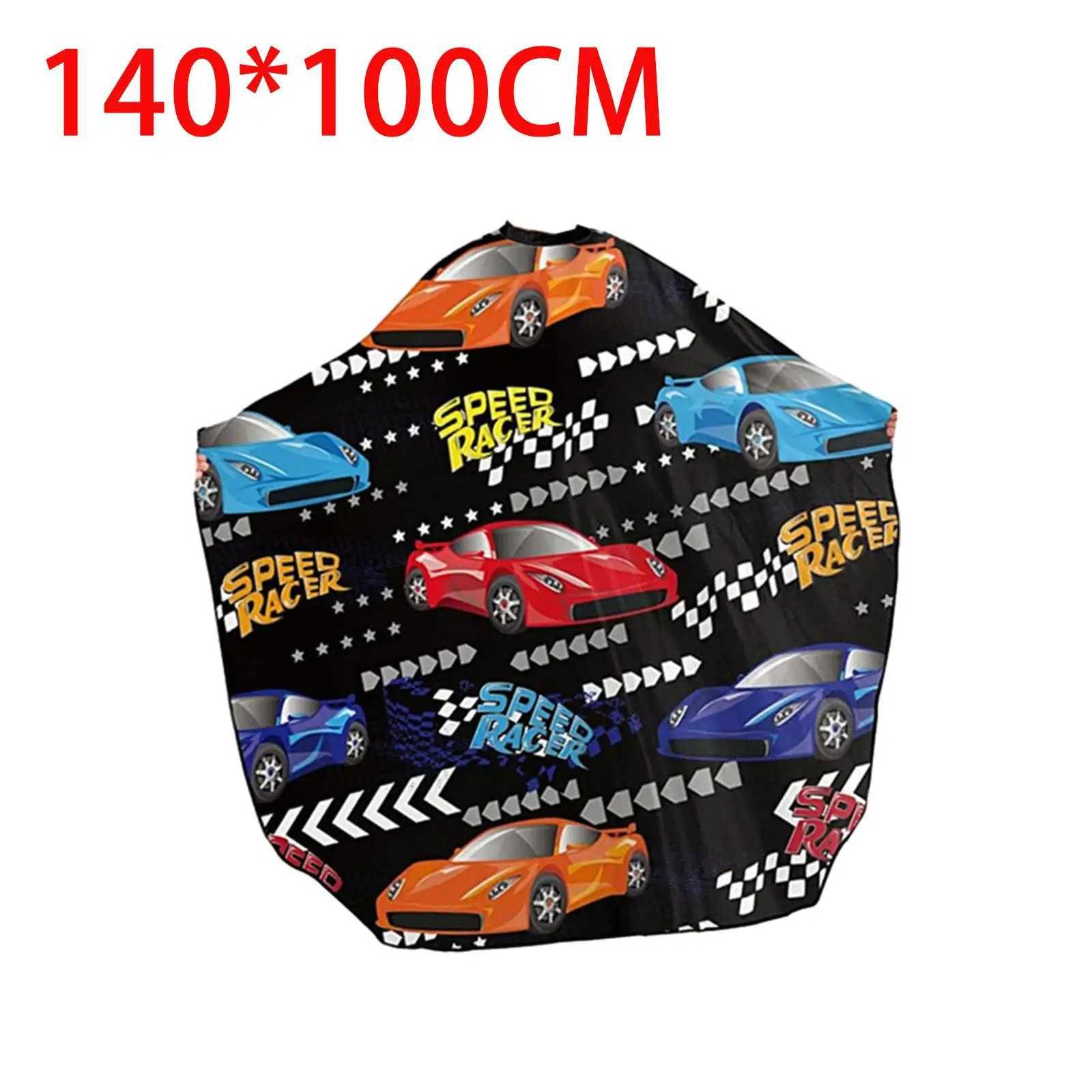 Childrens Haircut Corner Cartoon Professional Reusable Waterproof Childrens Haircut Corner Perm Shop Hair Dyeing Shampoo W240814