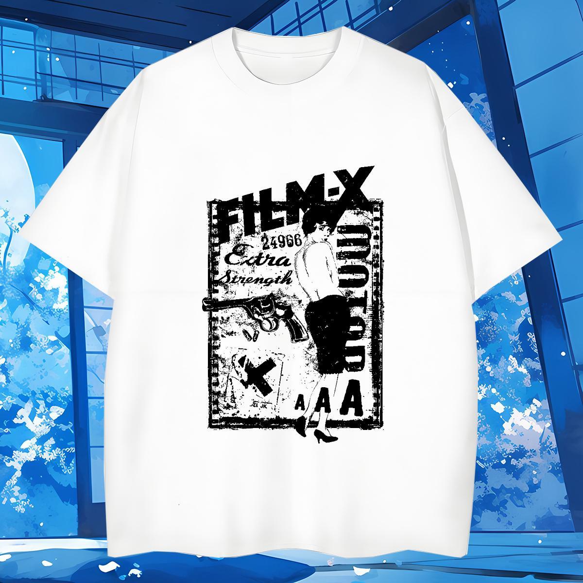 TOP Quality person T-Shirts for Men Casual Beach Mens Tshirts 230g Cotton Stylist Breathable Short Sleeve Anime Print Wear