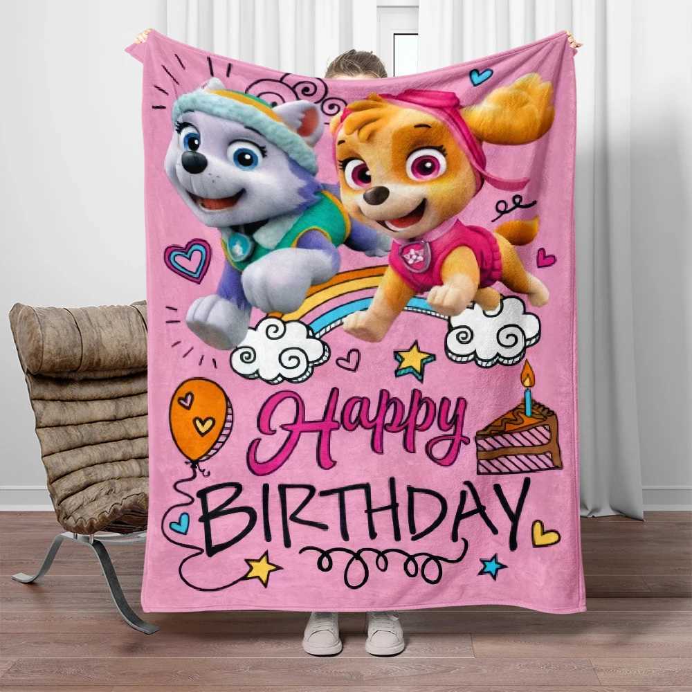 Doggy Team cute cartoon Blanket for childblanket for bedsthin blanketCampingLivingroomCouchgamerspicnic blankethome Y240815
