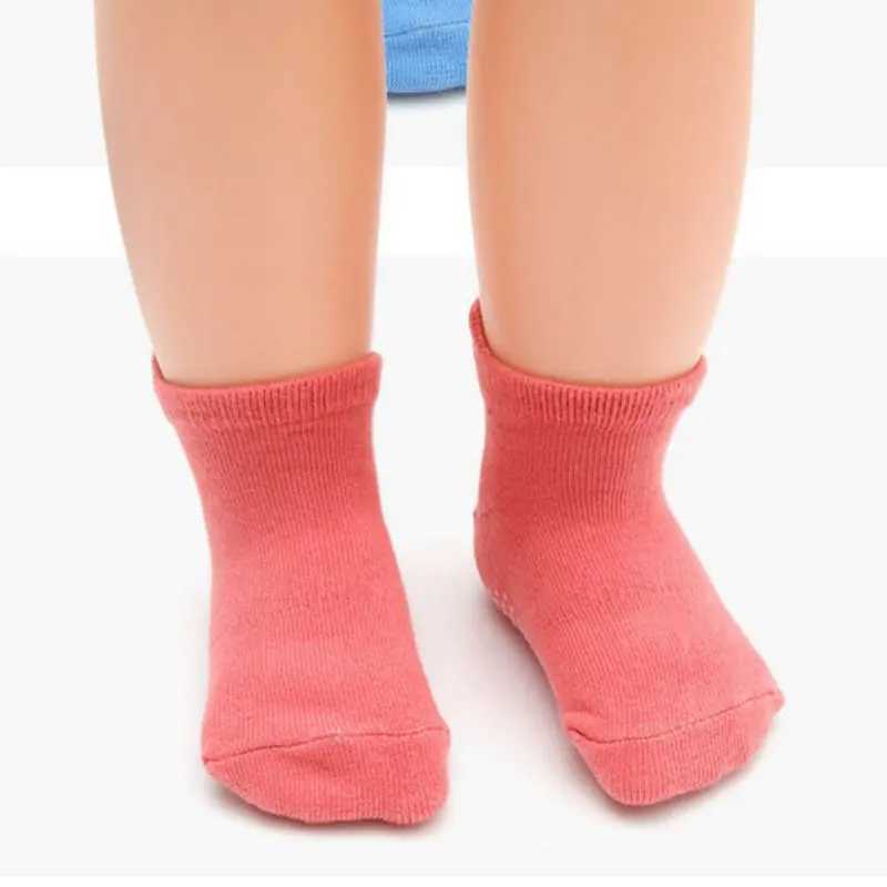 6 pairs/batch of anti slip ankle socks for children aged 0-7 low cut socks for boys and girls rubber floor socks for boys and girls W240814