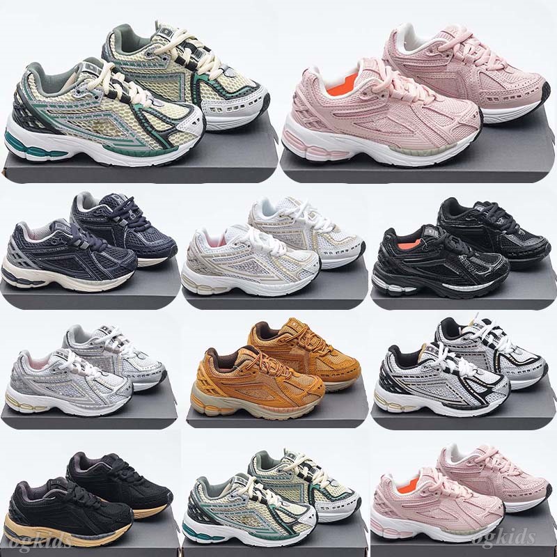 Designer toddler Kids 1906s Running Shoes Sneakers youth boys girls Workout Trainning Shoe Runner Black White Blue Sports Trainers