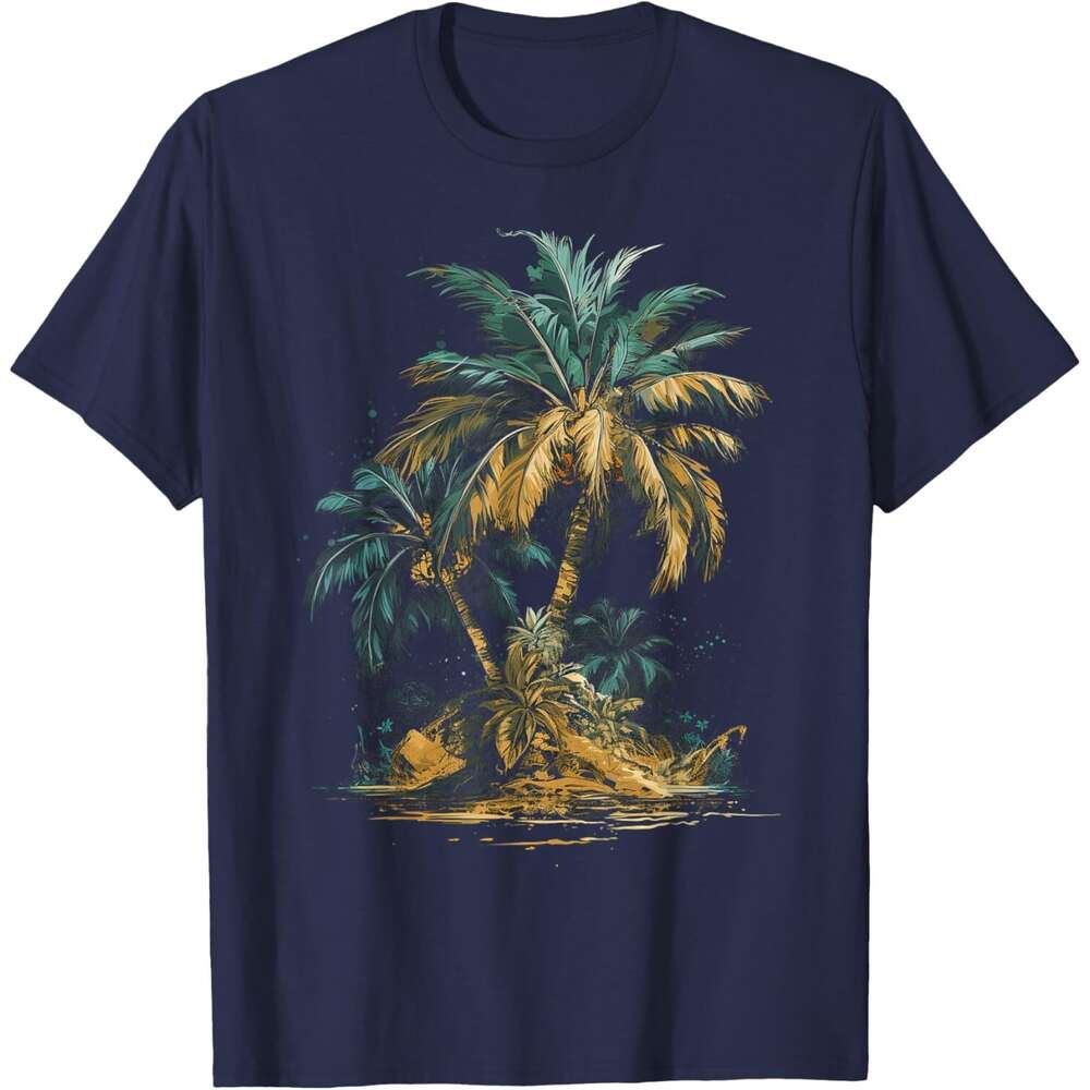 25ss T shirt for Mens Palm Tree s Funny Graphic Tees T-Shirt Shirts Tshirt Graphic Tee Casual Tops Short sleeve Free shipping
