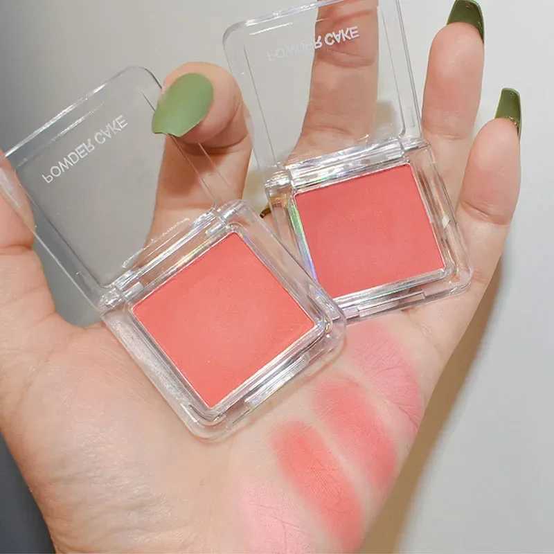 Face Blusher Matte Natural Cheek Tint Brighten Face Waterproof Face Contouring Cosmetics Blush Powder Soft Female Makeup 1pcs Y240815