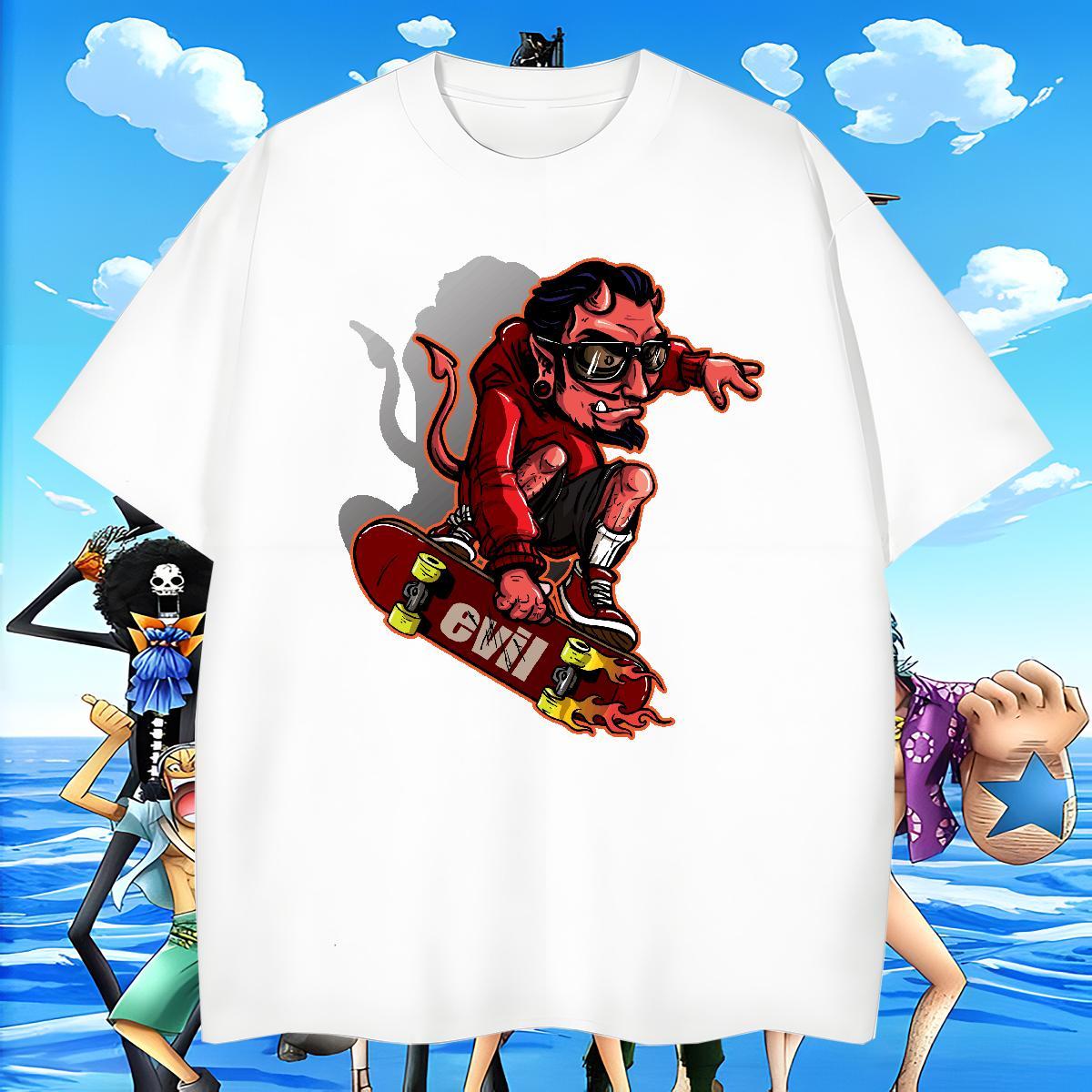 Popular Men Clothes T-Shirt Daily Outfit 100% Cotton 230g DIY Logo Oversized Breathable Crew Neck skateboarding T-Shirts 2024 Tops Tees