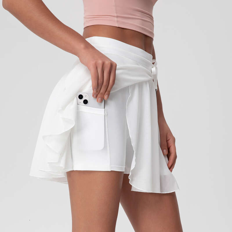 Summer New Women Sports Pants High Waist Breathable Running Exercise Short Quick Dry Tennis Skirt