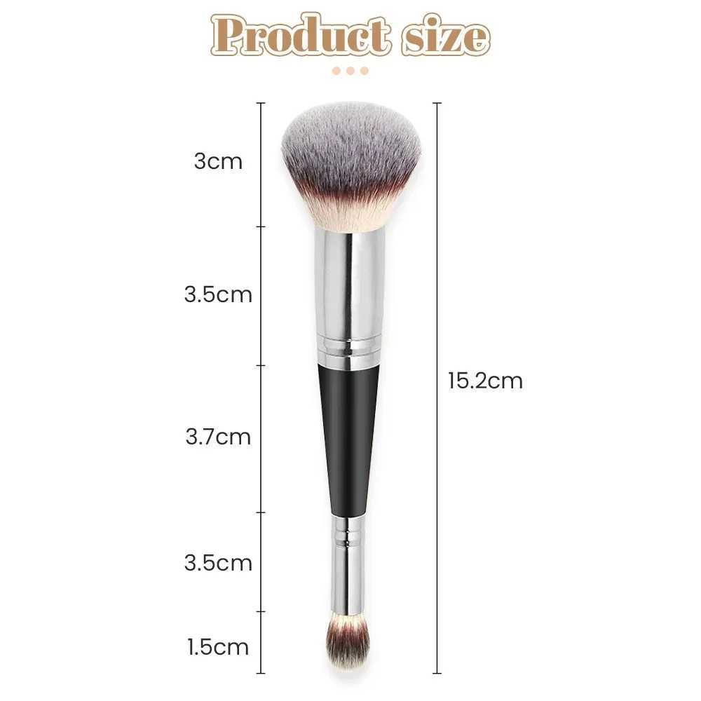 2-in-1 double head basic makeup brush concealer brush shadow powder blusher soft brush beginner basic cosmetics tools W240814