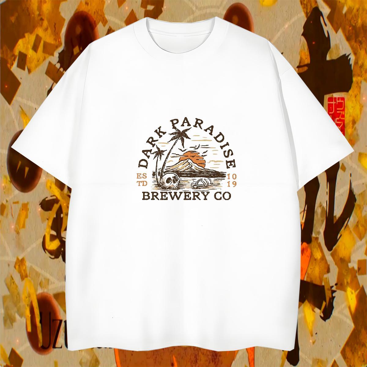 Wholesale Men Clothes T-Shirt Casual Daily Wear 230g Pure Cotton Plus Size Custom O Neck Short Sleeves mountains Man T Shirts 2024 Designer Tshirts