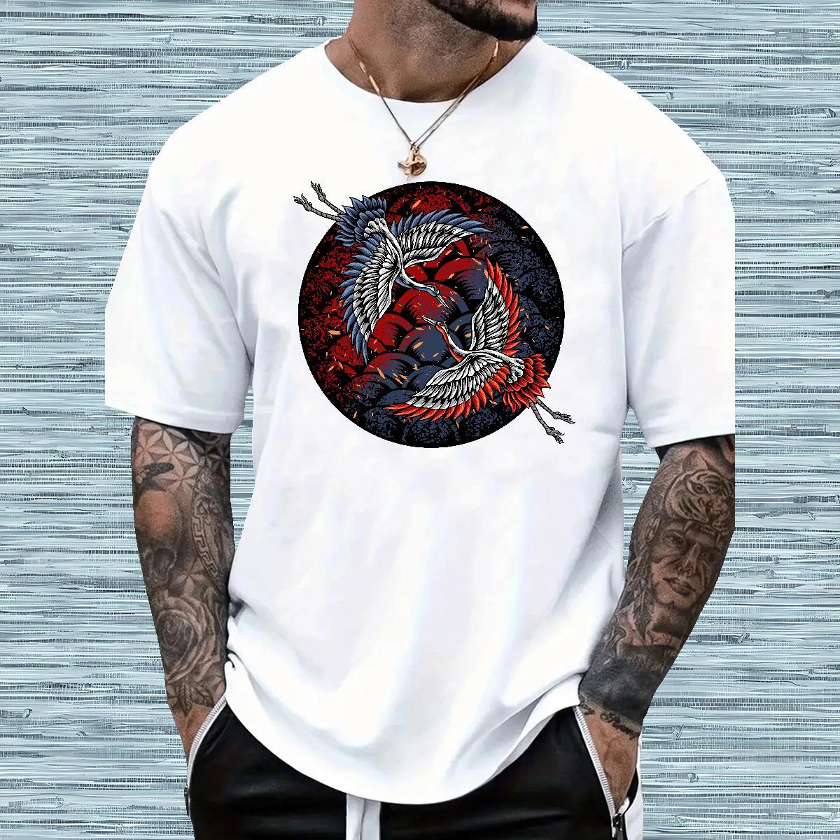 TOP Quality T Shirt For Man beautiful Breathable Short Sleeve Street Custom Print Plus Size 230g Cotton Men Tshirts New Designer Tops
