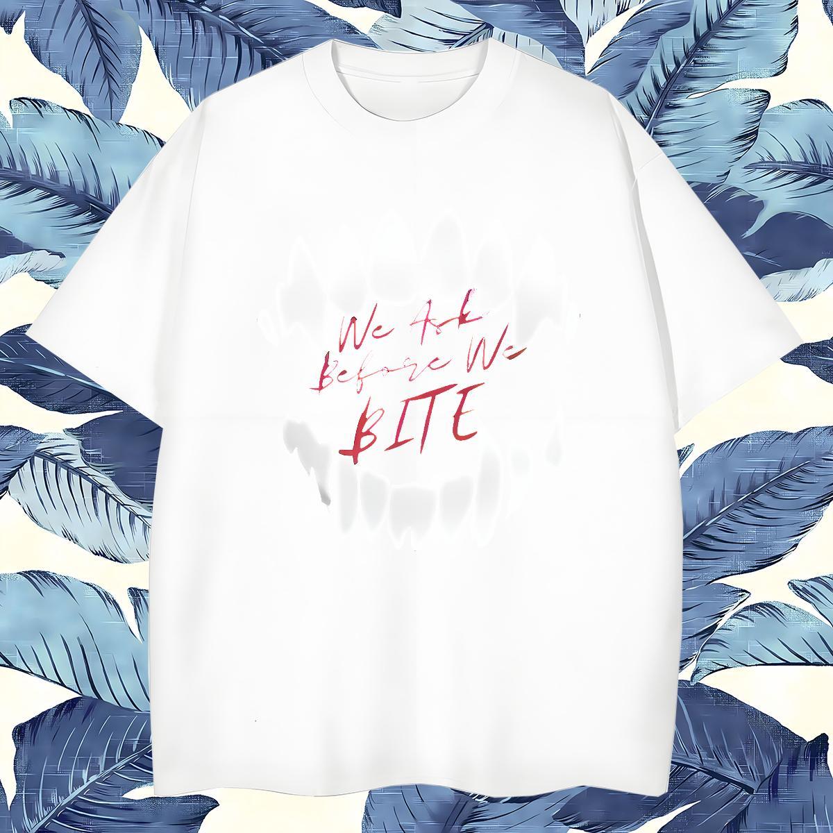 Free Shipping letter T-Shirts for Men Street Casual Couples T Shirts 230g Pure Cotton Designer Round Neck Short Sleeve Anime Print Tees