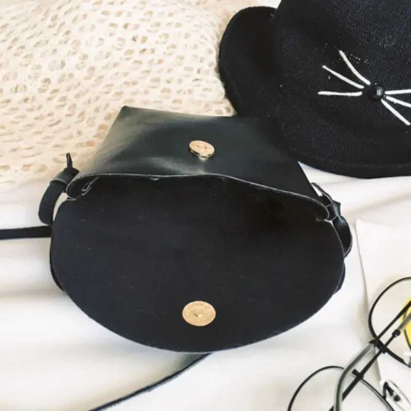 Childrens cartoon messenger bag cute animal printed childrens cat shoulder bag childrens gift W240813
