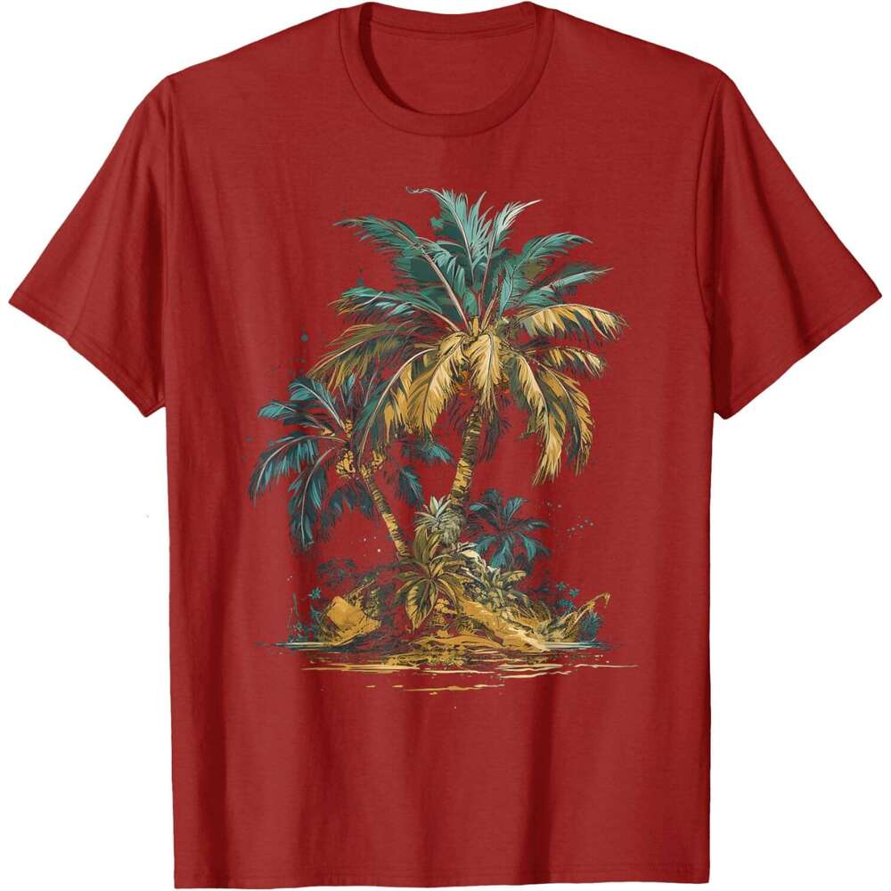 25ss T shirt for Mens Palm Tree s Funny Graphic Tees T-Shirt Shirts Tshirt Graphic Tee Casual Tops Short sleeve Free shipping