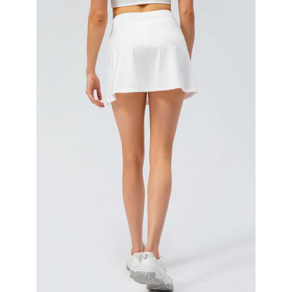 White Fashion Sporty 2 In 1 Skirts Female Quick Dry Tennis Mini Skirt Outdoor Golf Women's Clothing Badminton