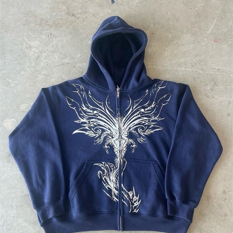 y2k Women Men hoodie Printed pattern jumper Sweatshirt Street wear oversized punk vintage kpop dance long sleeve top 240814