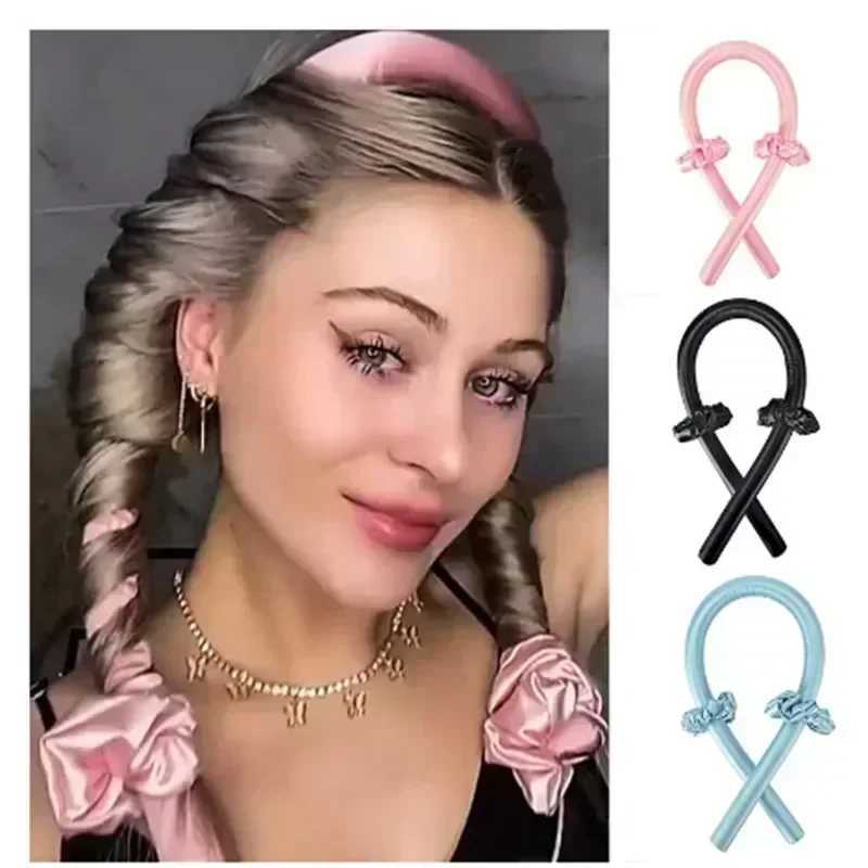 Womens non thermal curling iron non thermal curling headband a curling tool accessory that makes hair soft and shiny W240814