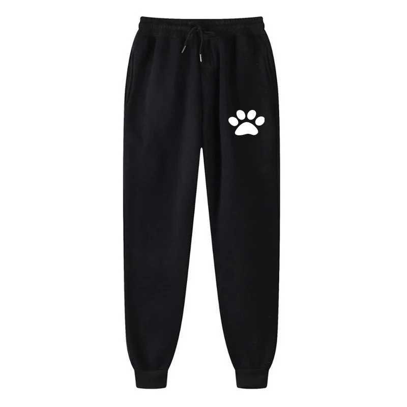 Autumn and winter wool mens Trouser letter printing fashion drawstring casual pants sports pants sports pantsW240725