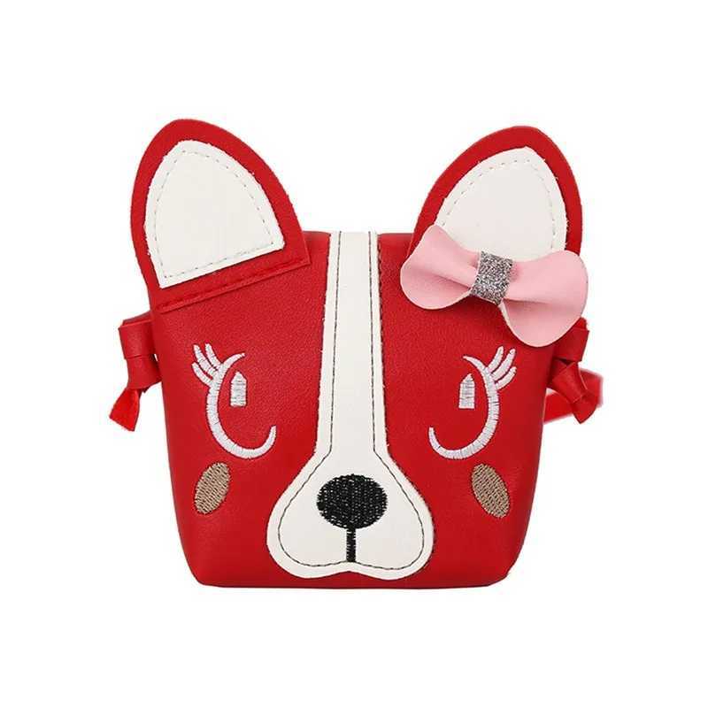 Childrens cartoon messenger bag cute animal printed childrens cat shoulder bag childrens gift W240813