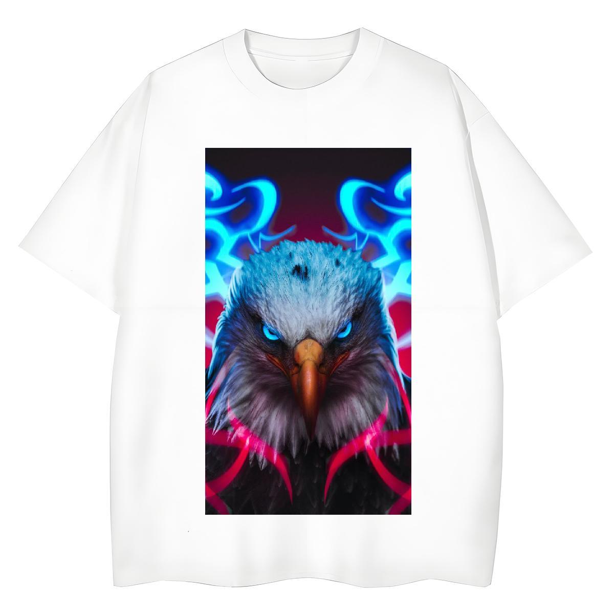 Cool Design T Shirts Men eagle Breathable Short Sleeve Sport Custom Big Size 230g Pure Cotton Men Tshirts Customized Top Tees