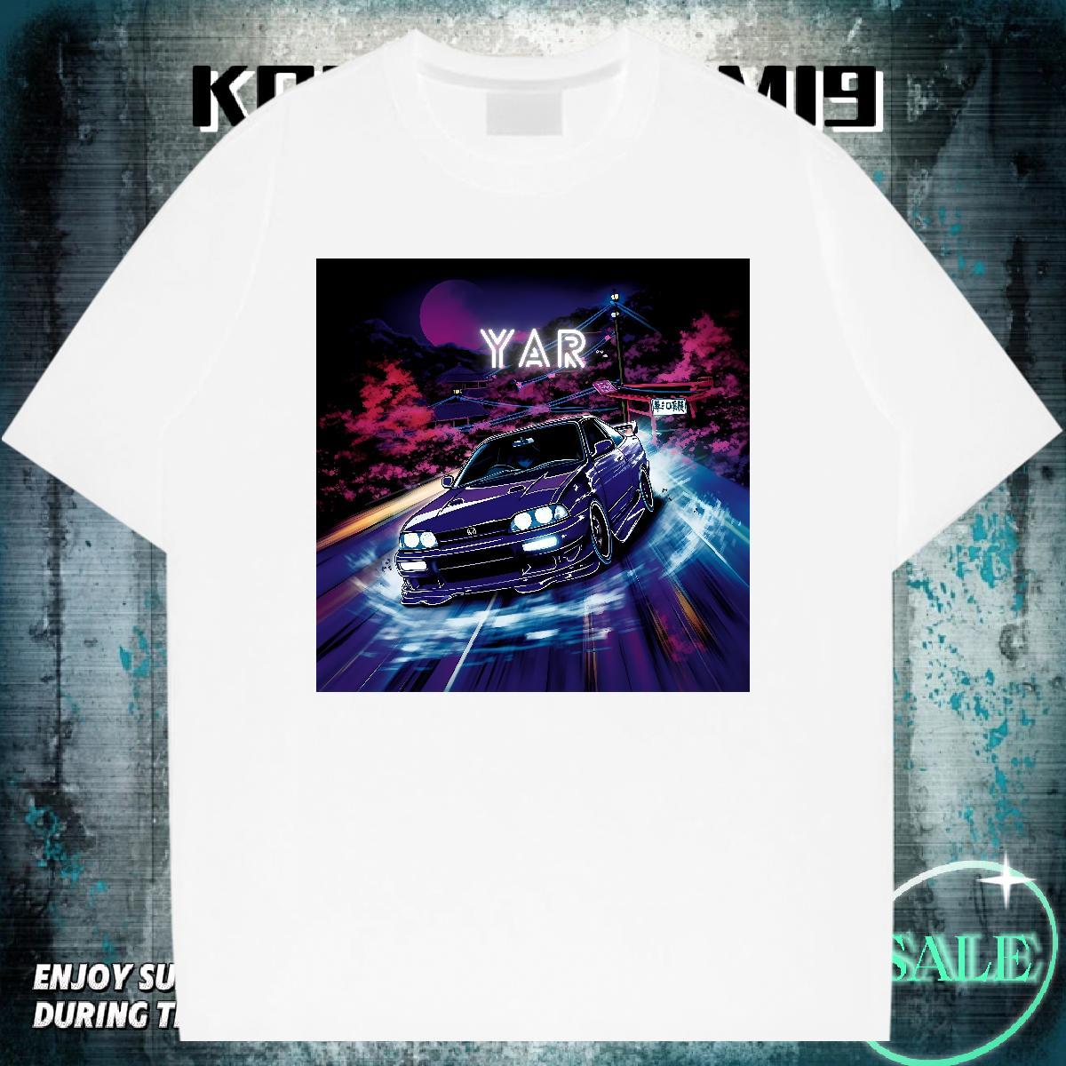 Free Shipping Men Tshirts Hip Hop Street 230g Cotton Oversized Pure Cotton car T-Shirts Casual New Polos