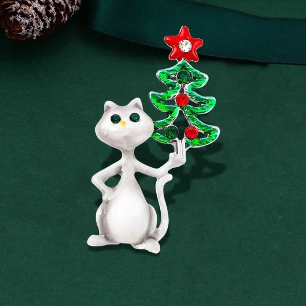 Santa Claus Merry Christmas Brugge Mistletoe Christmas Tree Christmas Tree Elk Chest Cat Christmas Stockings W240815