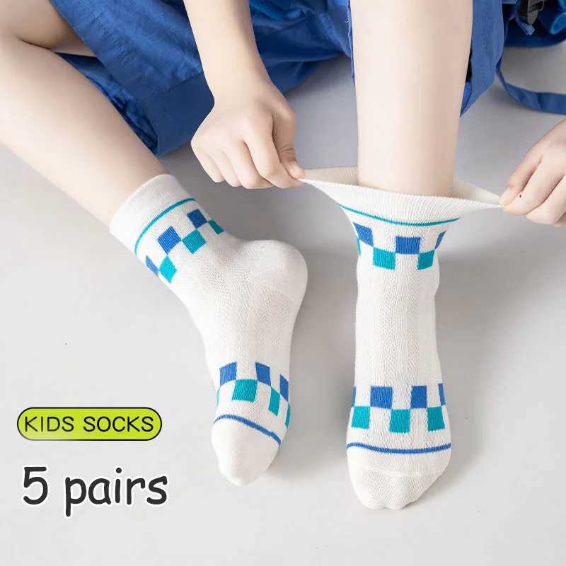 5 pairs of childrens socks cotton tube socks summer slim sports socks girls socks and boys socks W240814