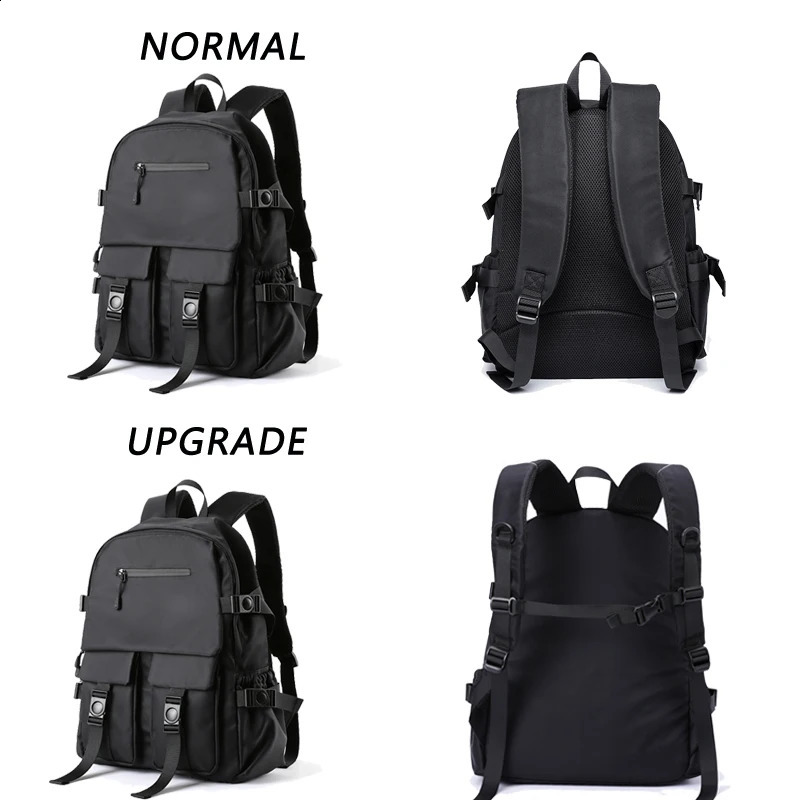 Mens 15.6inch Laptop Backpack Large Capacity Oxford Durable Mochila for Youth Travel Sports Unisex Fashion College Bags 240813