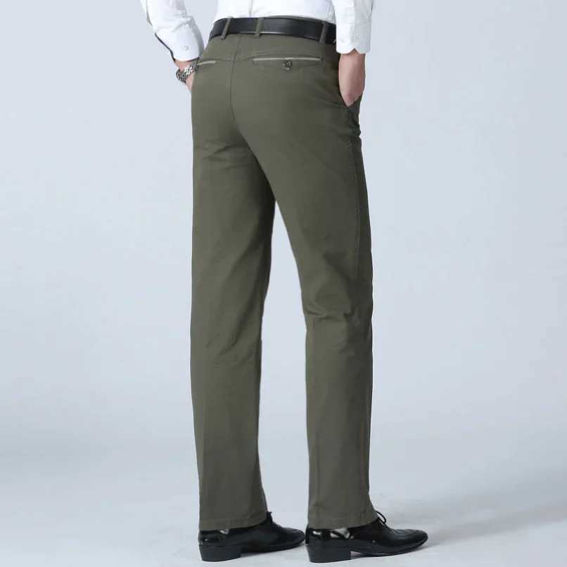 Mens Summer Thin Casual Set Pants Autumn Thick Cotton Classic Business Fashion Stretch Trouser Mens Brand Clothing RIYBEOEW240725