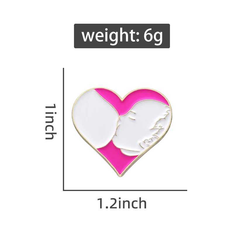 Customized mother and baby enamel pins for breast feeding chest lapel badges love childrens jewelry gifts direct shipping W240815