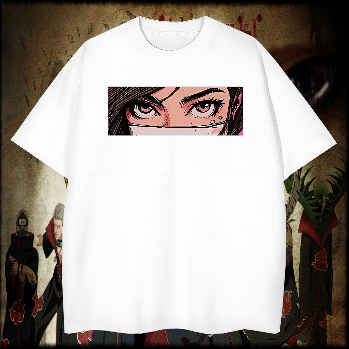 Classic eyes T-Shirts Sport Men Tees 230g Pure Cotton Designer Breathable Crew Neck Custom Cartoon Tee Shirt