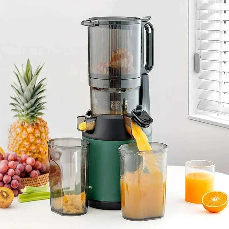 Large Caliber Electric Slow Juicer Household Low-speed Fruit Extractor 130mm Commercial Fresh Fruit Juice Machine CL240815