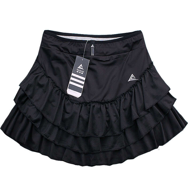 Dry Quick Sports Tennis Skirt Women Fluffy Cake Fiess Yoga Running Clothes Girl Badminton Solid Pleated Workout Skort
