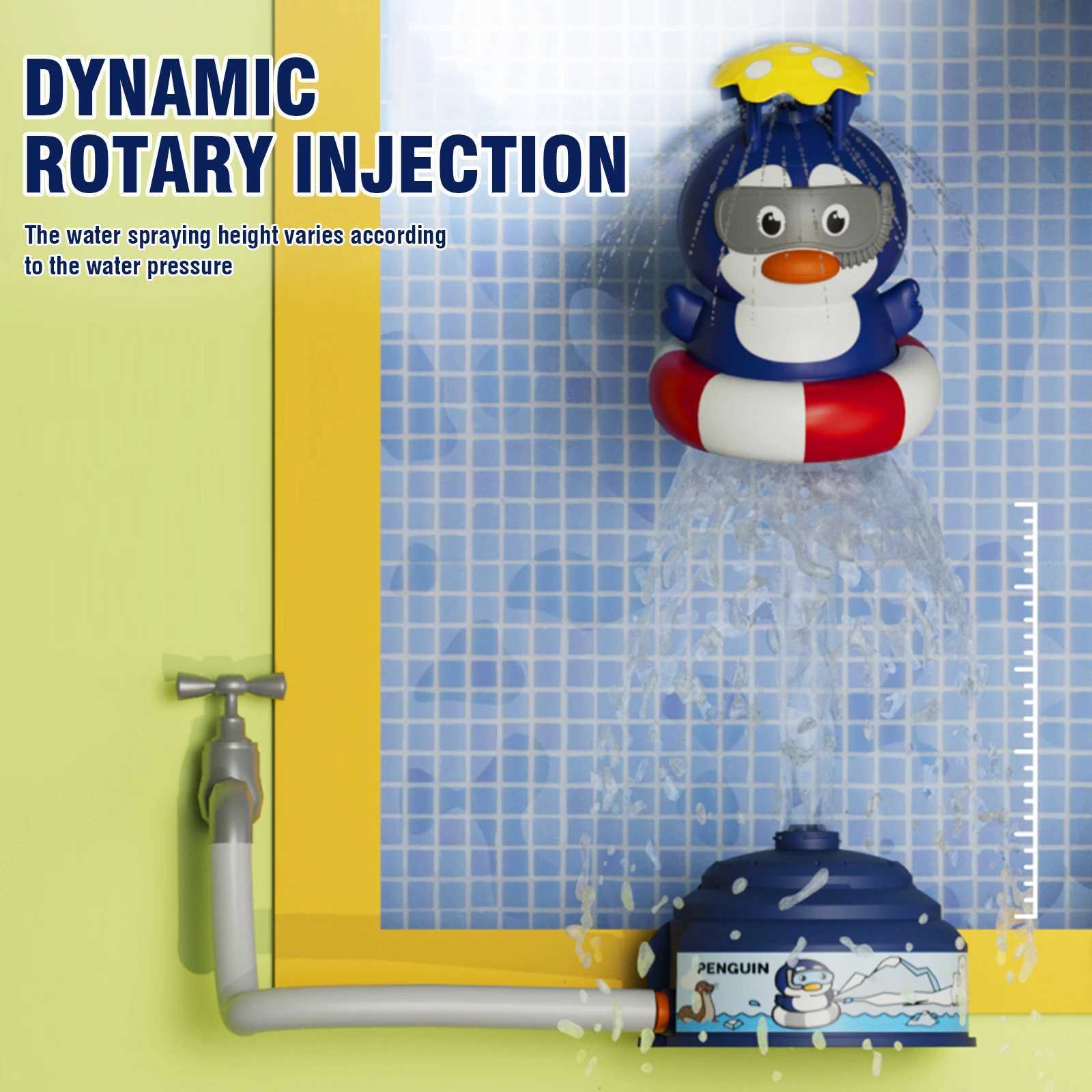 Cute Flying Water spray Launcher Boys and Girls Toys Cartoon Water Rocket Sprint Children Gift Summer Outdoor Party Bath GameW240814