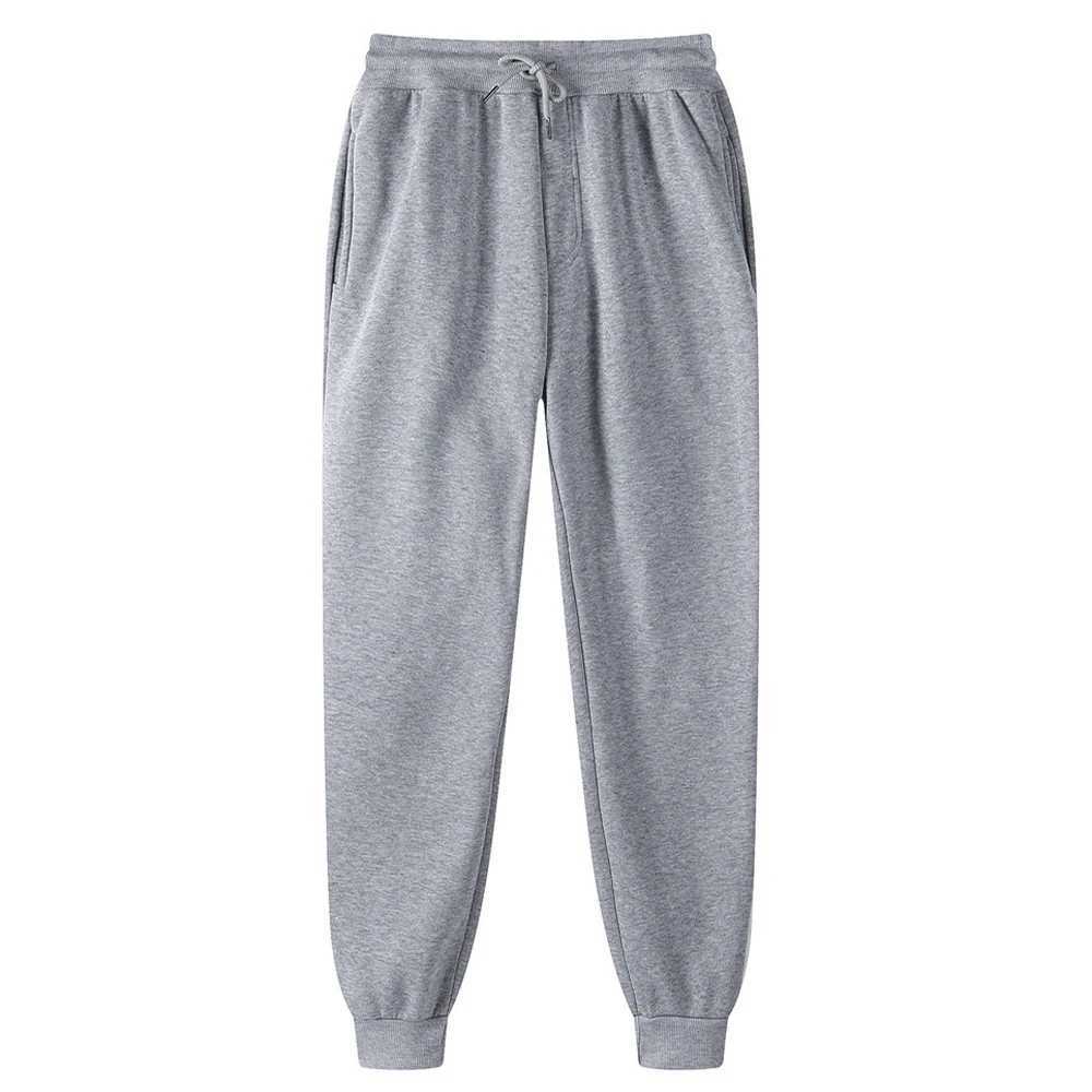 Black wool sports pants unisex fashion track pants mens jogging backpack mens jogging Pantalons Pour HommesW240725