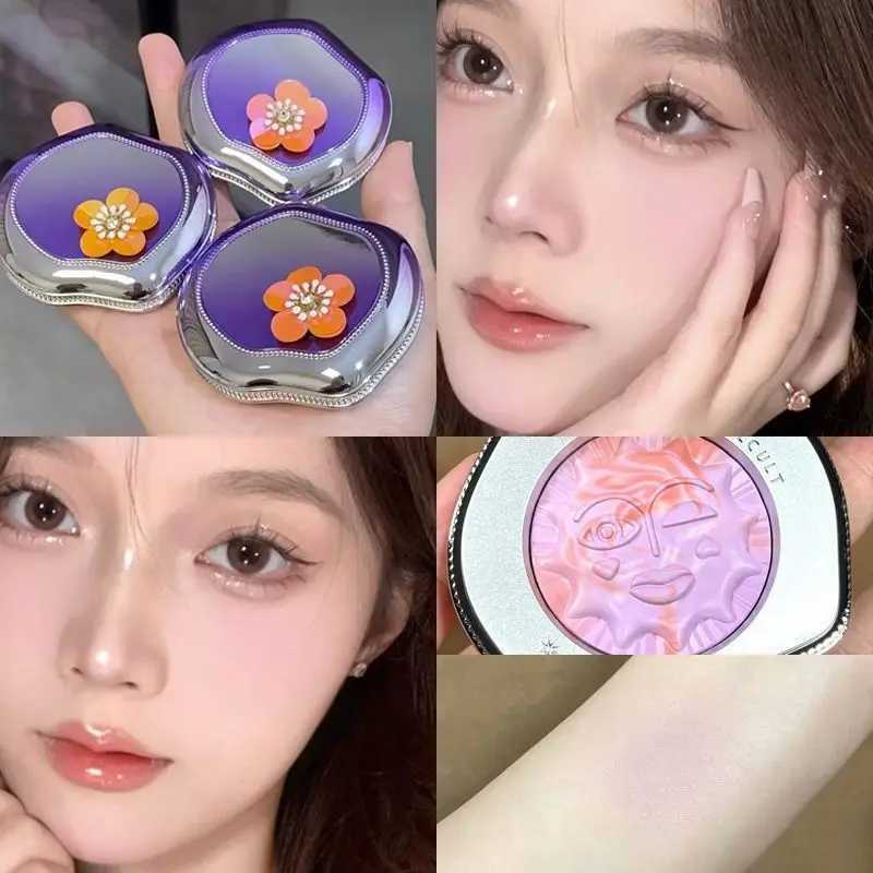 Girlcult Blush contour Heart Embossed Blush High-End Cute Matte Finish Pigmented Fine Powder for Smooth Long-Lasting Blush Y240815