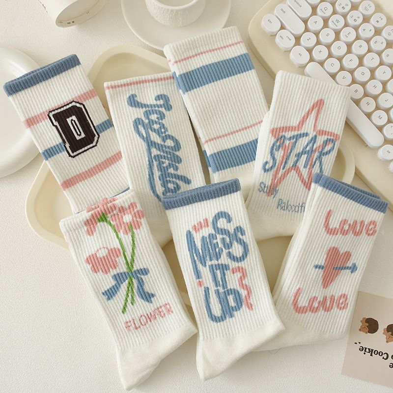 Trendy Children's Sports Tube Socks - Comfortable Mid Length Design for Fall Seasons
