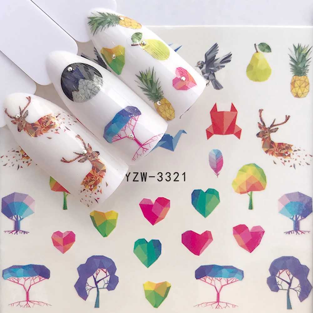 Nail Stickers For Nails Sticker Summer Sliders for Nails Watermark Beach Coconut Balloon Christmas Animal DIY Nail Art DesignXJ240814