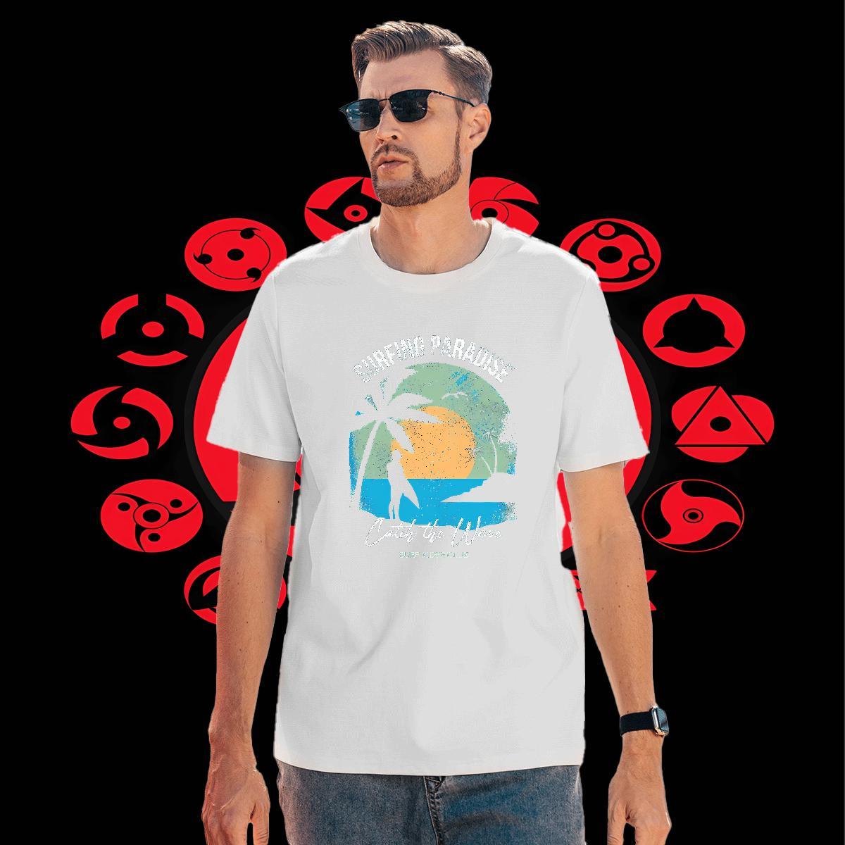 Loose Men Clothes T-Shirt Street wear Hip Hop 230g 100% Cotton Floral Print Breathable Short Sleeve T Shirts Men Designer Wear