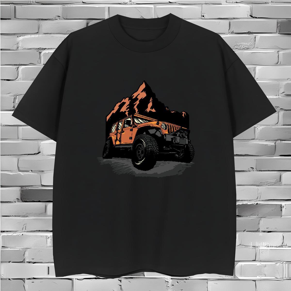 Free Shipping car Mens T Shirts Street wear Hip Hop Tshirt for Man Woman 230g 100% Cotton 2024 DIY Crew Neck DIY Printed Tops