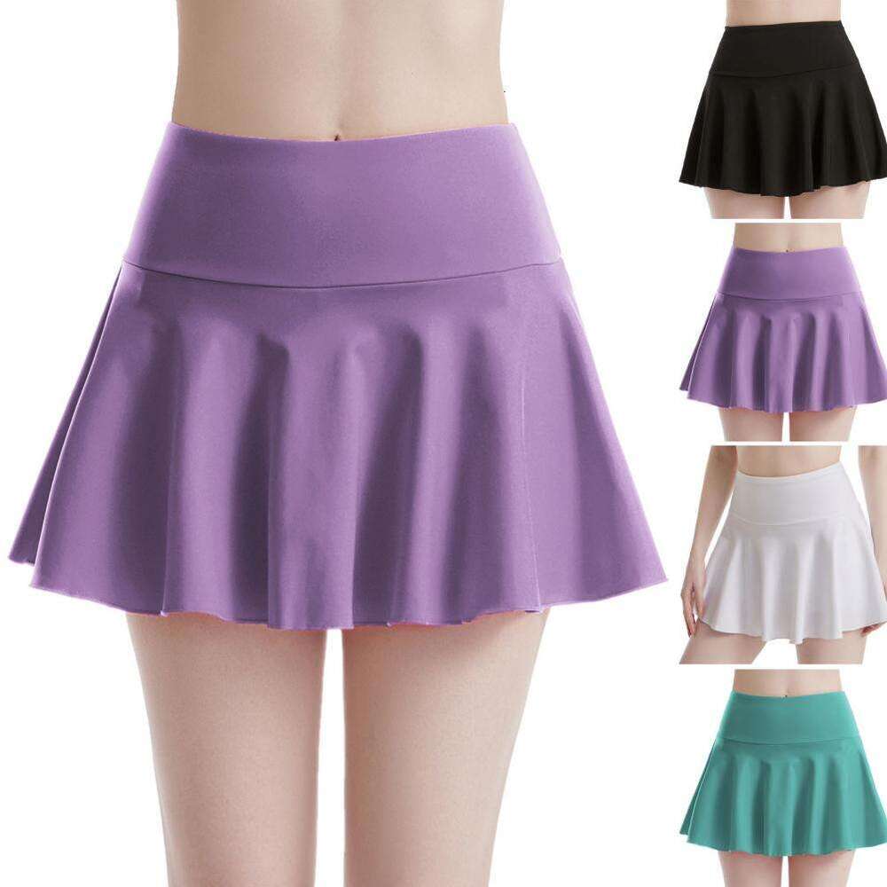 Skirt Yoga Breathable Women's Tennis Skirts with Pockets for Running Golf Sports Lightweight Soft Comfy Active Skort s