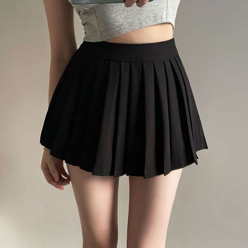Sexy Zoki Women Pleated Summer Vintage Mini Korean High Waist Tennis Student White Designed Girl Dance Skirts