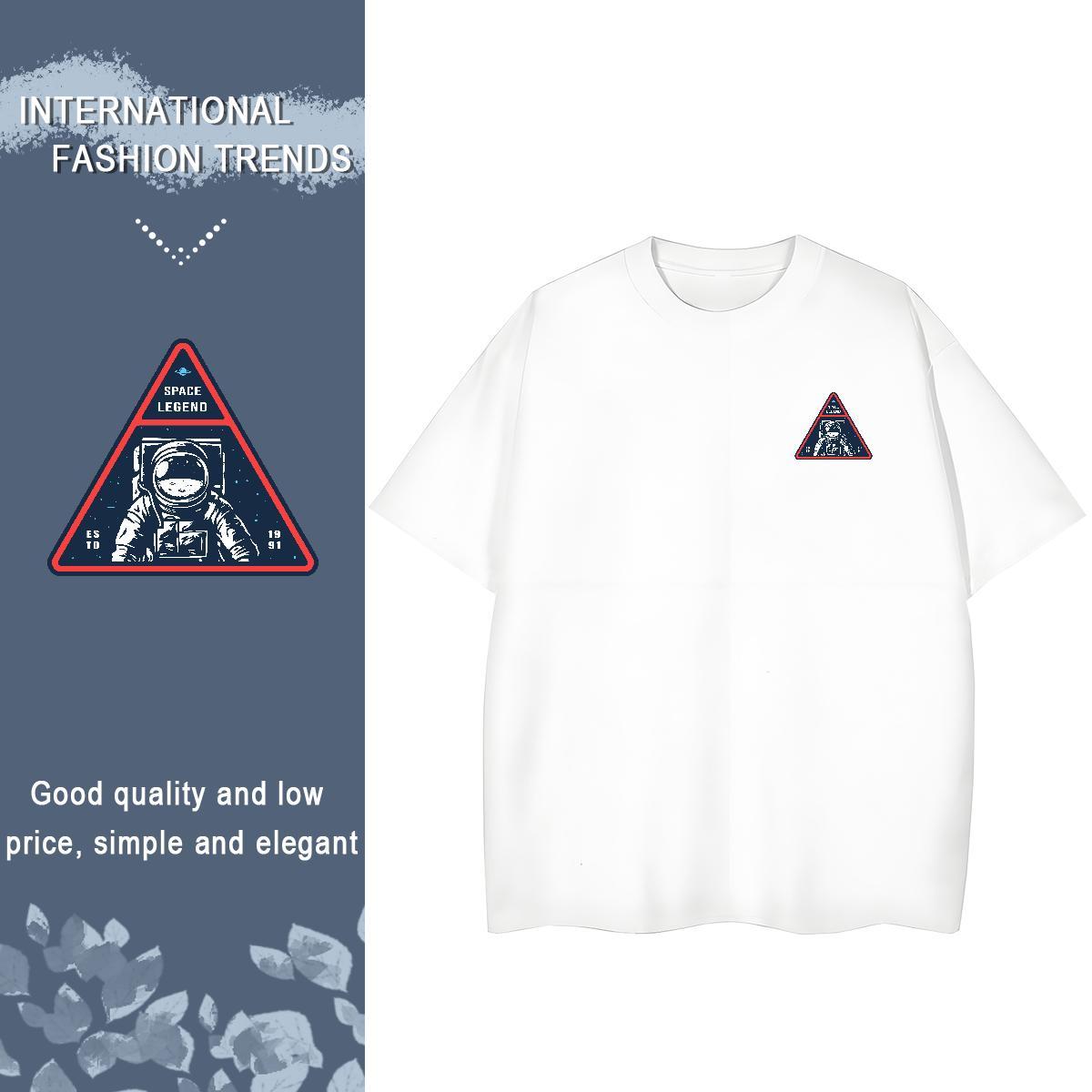 T Shirt For Man 230g 100% Cotton universe Casual Daily Wear O-Neck Short Sleeve Oversized Couples T Shirts 2024 TOP Quality Tops Tees