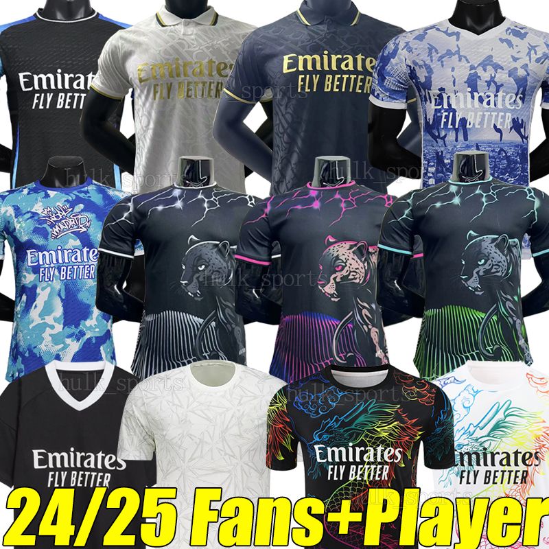 24/25 BELLINGHAM MBAPPE soccer jerseys training vest fans palyer version 2024 2025 RODRYGO VINI JR JOSELU BRAHIM ReAls MaDrIds Chinese Loong dragon football shirts