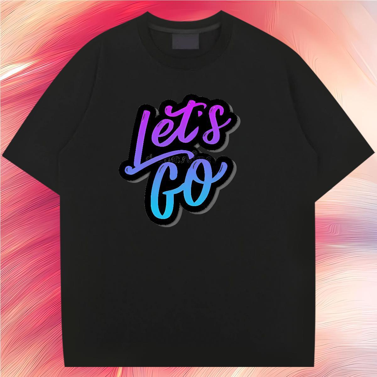 Wholesale letter T-Shirts for Men Summer Casual Men Tops Tees 230g Cotton DIY Short Sleeve Soft Oversized Top Tees