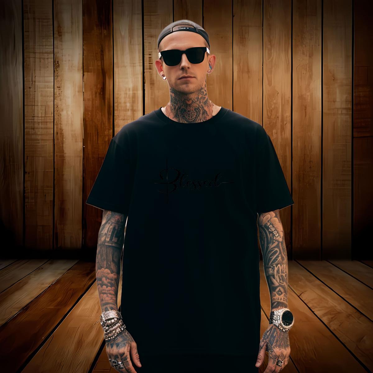 Wholesale letter T Shirts Men Street Tshirts 230g 100% Cotton Fashion Design Short Sleeve O-Neck Skull Tops Tees