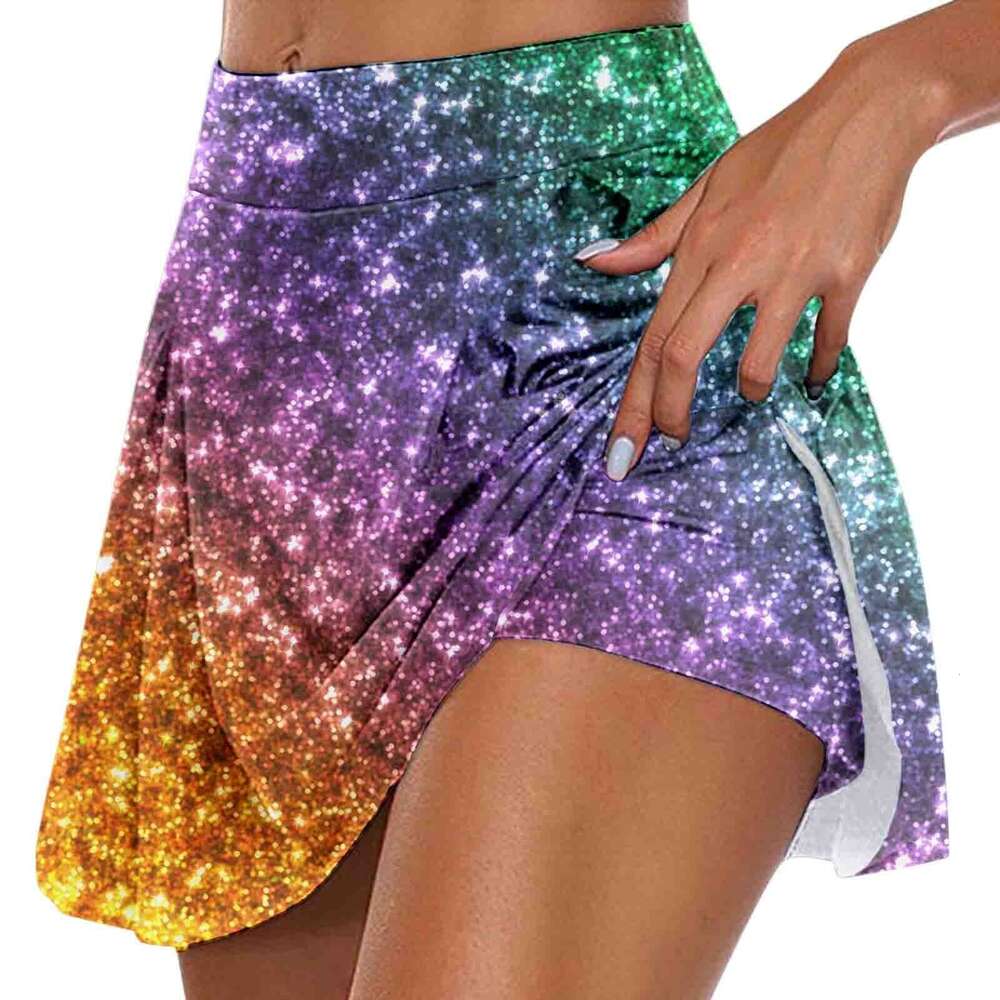 for Skirts Women Womens Daily Casual Workout Printed Tennis Yoga Sport Active Shorts Full Skirt s