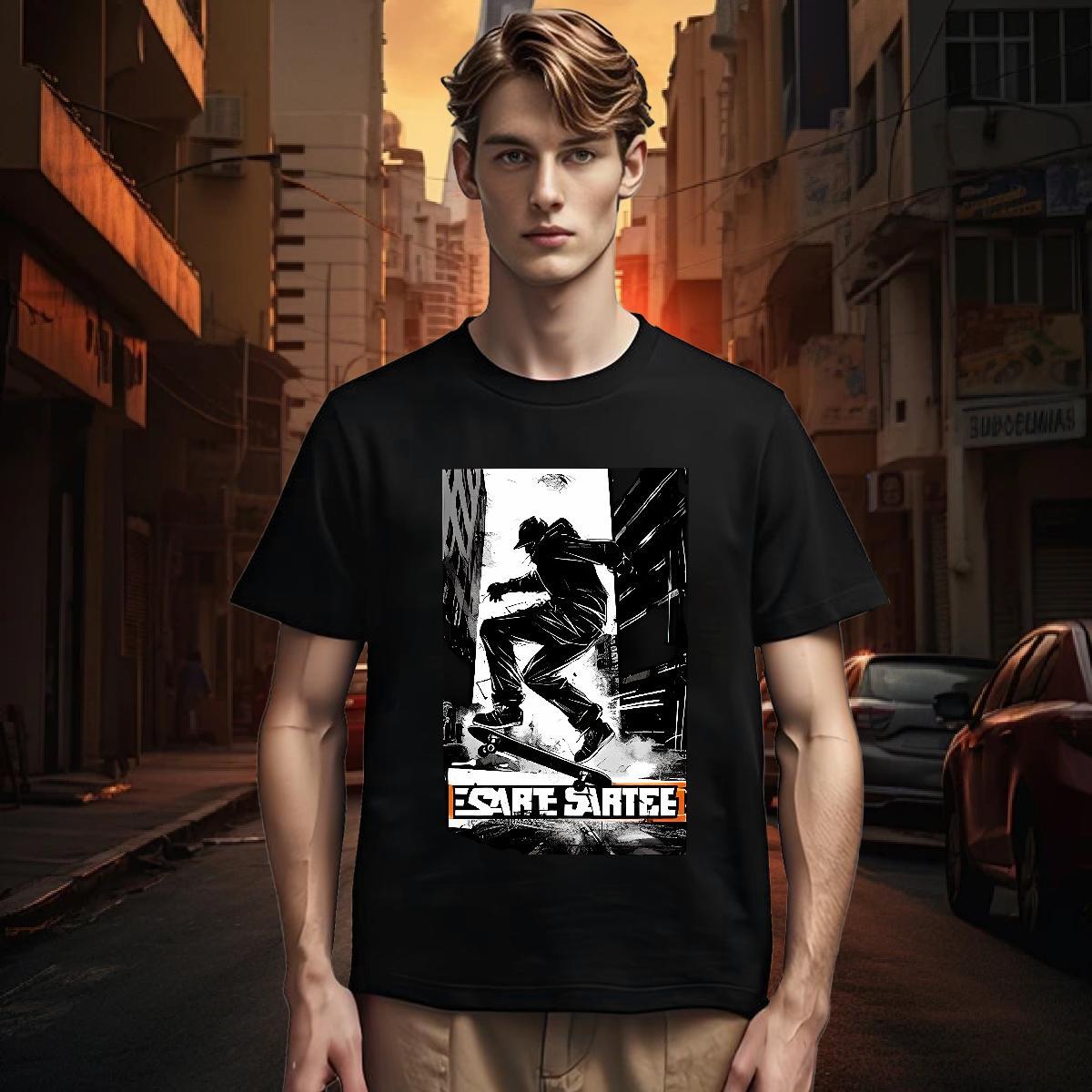 T-Shirts for Men 100% Cotton 230g game Street Crew Neck Breathable Anime Men Tees Customized Soft Wear